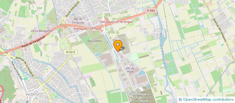 localisation de l'entreprise SECURITE INCENDIE FORMATION  ENTRAIGUES-SUR-LA-SORGUE