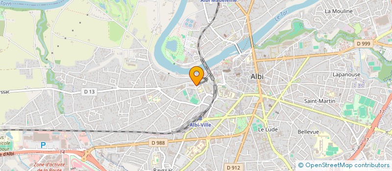 localisation de l'entreprise SECURITE INCENDIE TOULOUSAINE  ALBI