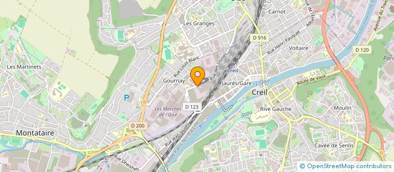 localisation de l'entreprise SECURITE INTERVENTION MAITRE CHIEN à CREIL