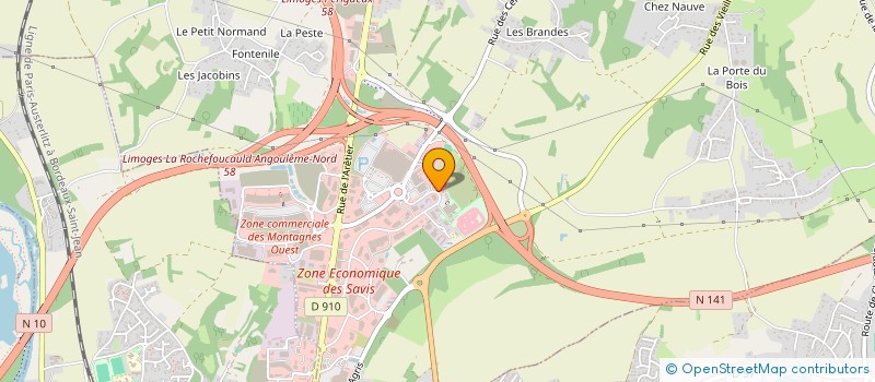 localisation de l'entreprise SECURITE INTRUSION COMMUNICATION à CHAMPNIERS