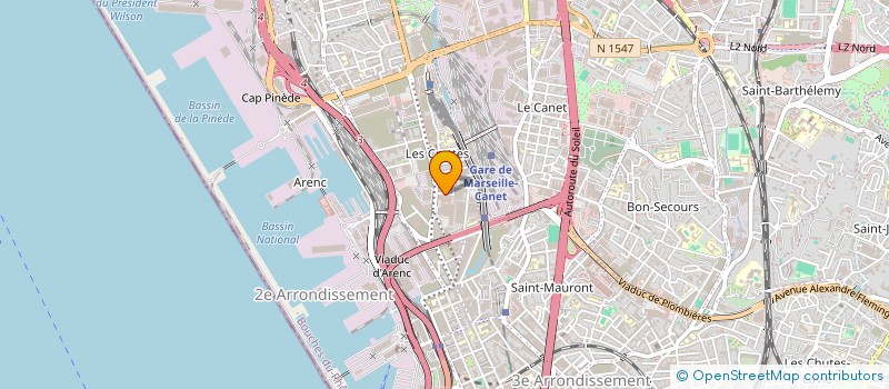 localisation de l'entreprise SECURITE LOURDE SARL à MARSEILLE 15EME