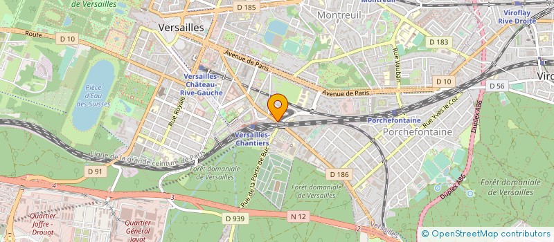 localisation de l'entreprise SECURITE MAINTENANCE EXPLOITATION à VERSAILLES