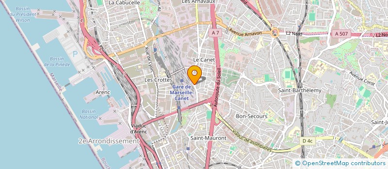 localisation de l'entreprise SECURITE MARSEILLE PROVENCE à MARSEILLE