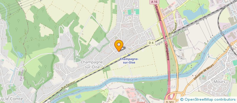 localisation de l'entreprise SECURITE MONTAGE DESENFUMAGE  CHAMPAGNE-SUR-OISE