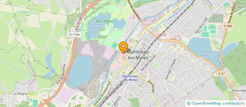 localisation de l'entreprise SECURITE MONTCELLIENNE PRIVEE à MONTCEAU LES MINES