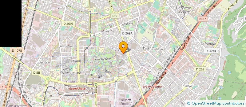 localisation de l'entreprise SECURITE NORMES INCENDIE à GRENOBLE