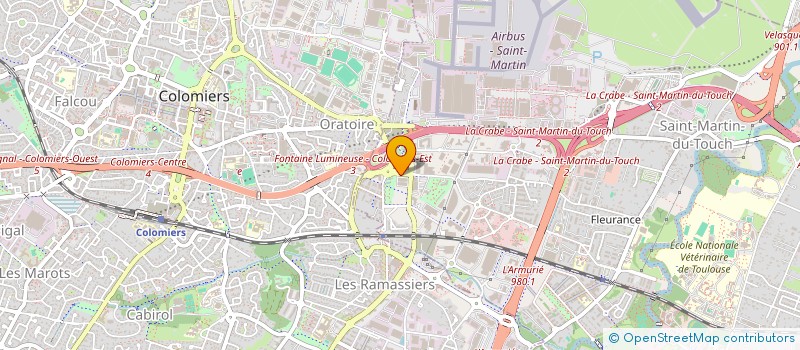 localisation de l'entreprise SECURITE OCCITAN  TOULOUSE