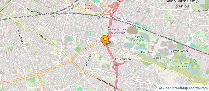localisation de l'entreprise SECURITE ONE ATLANTIC  ANGERS
