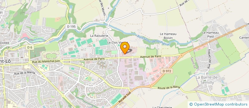 localisation de l'entreprise SECURITE OUEST SERVICES à SAINT-LO