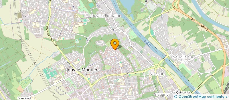 localisation de l'entreprise SECURITE PARTICULIER ET PROFESSIONNEL  JOUY-LE-MOUTIER