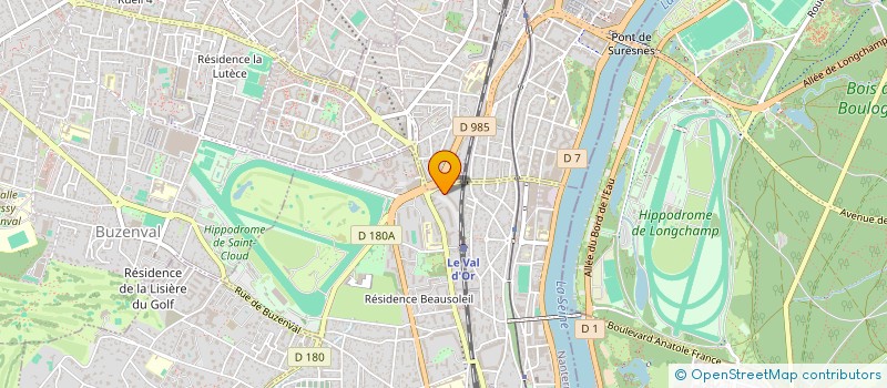 localisation de l'entreprise SECURITE PATRIMOINE à SAINT-CLOUD