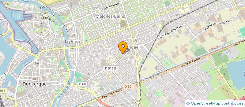 localisation de l'entreprise SECURITE-PREVENTION-SECOURISME à DUNKERQUE