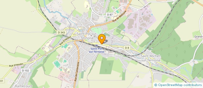 localisation de l'entreprise SECURITE PRIVEE DU PAS DE CALAIS à SAINT-POL-SUR-TERNOISE