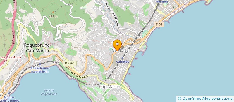 localisation de l'entreprise SECURITE PRIVEE MENTON à ROQUEBRUNE-CAP-MARTIN