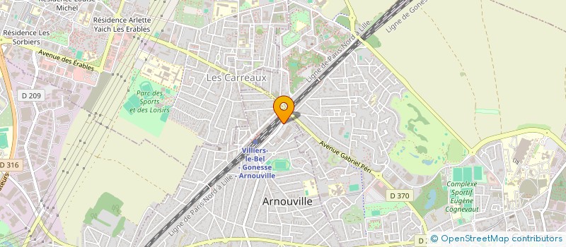 localisation de l'entreprise SECURITE - PROTEC à ARNOUVILLE