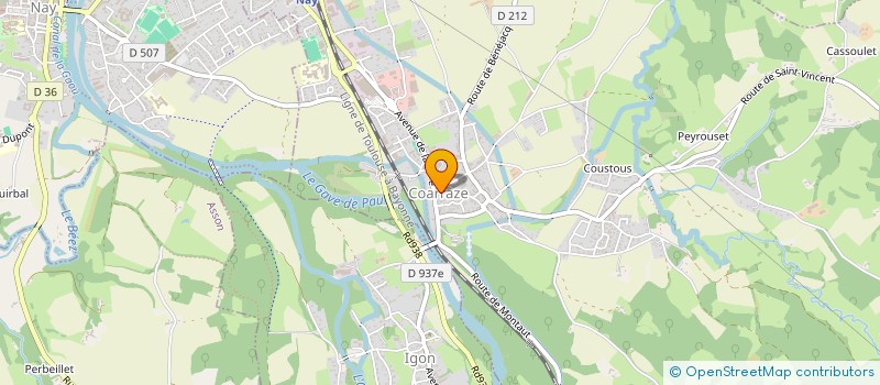 localisation de l'entreprise SECURITE PROTECTION 64  NAY