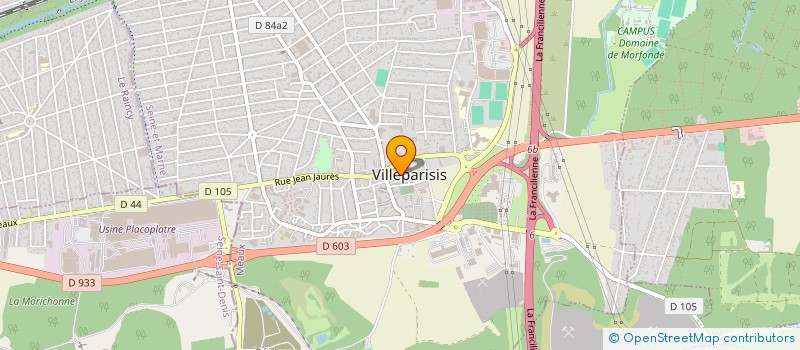 localisation de l'entreprise SECURITE PROTECTION ET SURETE à VILLEPARISIS