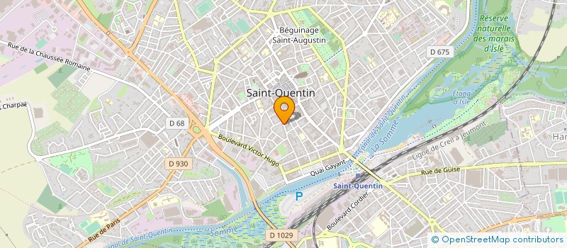localisation de l'entreprise SECURITE PROTECTION GARDIENNAGE PRIVE à SAINT-QUENTIN