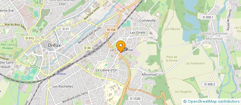 localisation de l'entreprise SECURITE PROTECTION INCENDIE à DREUX