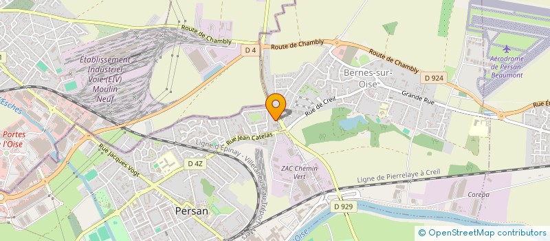 localisation de l'entreprise SECURITE PROTECTION PRIVEE  PERSAN