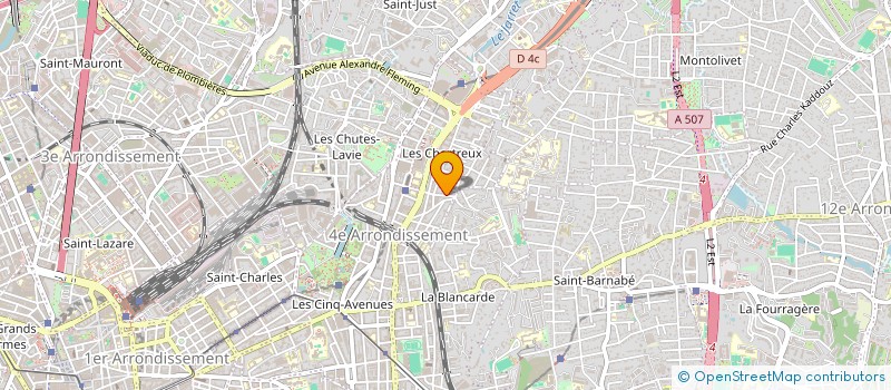 localisation de l'entreprise SECURITE PROTECTION REGIONALE à MARSEILLE
