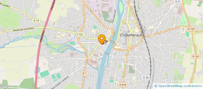 localisation de l'entreprise SECURITE ROUTIERE CHATELLERAUDAISE à CHATELLERAULT