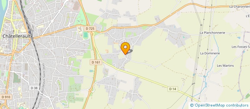 localisation de l'entreprise SECURITE ROUTIERE FORMATIONS NICOLAS BORNIBUS  CHATELLERAULT