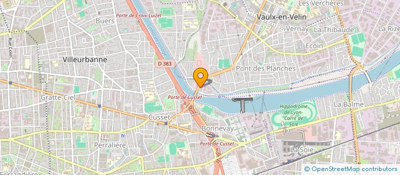 localisation de l'entreprise SECURITE SURVEILLANCE INDUSTRIELLE à VILLEURBANNE