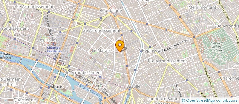 localisation de l'entreprise SECURITE SURVEILLANCE INTERVENTION à PARIS