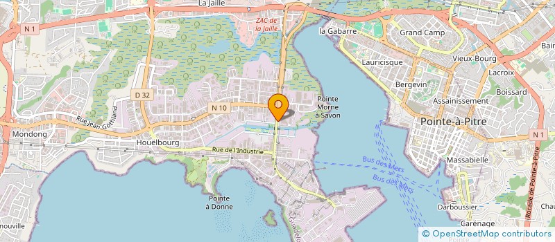localisation de l'entreprise SECURITE SYSTEME PLUS à BAIE-MAHAULT