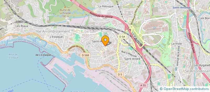 localisation de l'entreprise SECURITE TECHNOLOGIE SERVICE à MARSEILLE