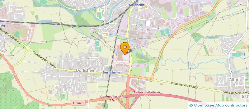 localisation de l'entreprise SECURITE TELEPHONE VOITURE ALARME à DORLISHEIM