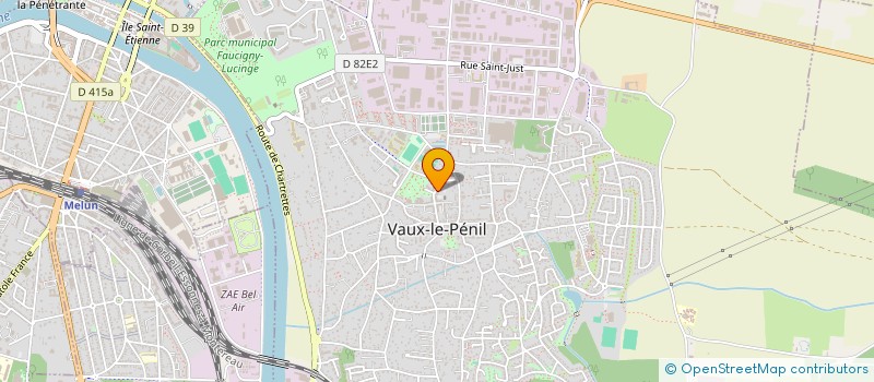 localisation de l'entreprise SECURITE TOUTES PRESTATIONS DE SERVICES à VAUX-LE-PENIL