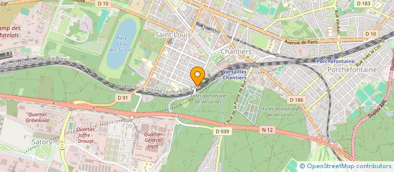 localisation de l'entreprise SECURITEAM à VERSAILLES