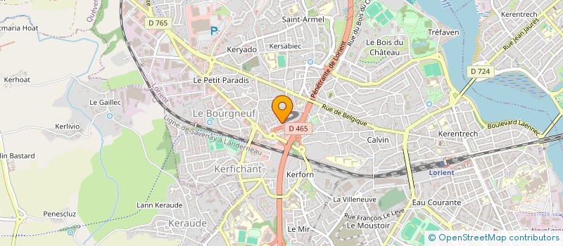 localisation de l'entreprise SECURITEAM OPTIONS TECHNOLOGIE à LORIENT