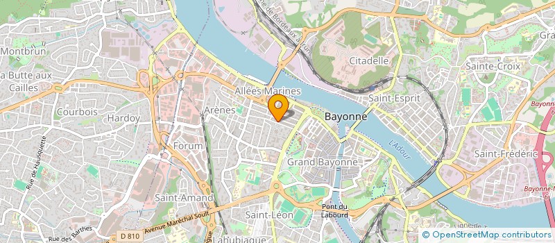 localisation de l'entreprise SECURITEC à BAYONNE