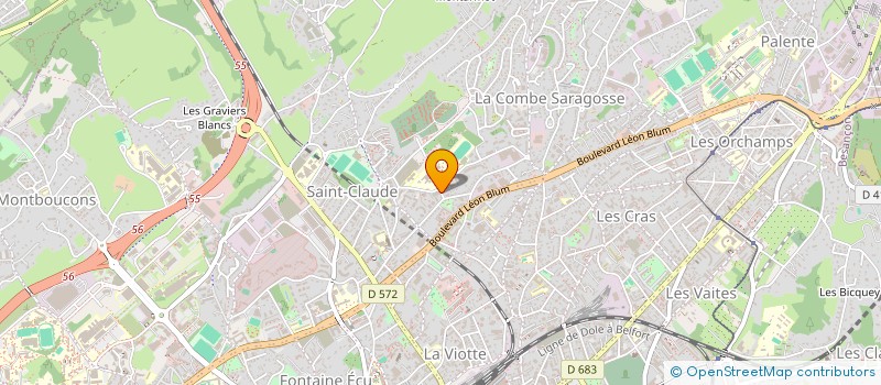 localisation de l'entreprise SECURITECH à BESANCON