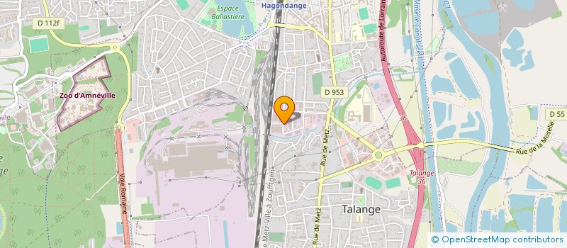 localisation de l'entreprise SECURITECH à HAGONDANGE