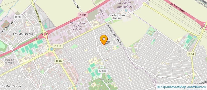localisation de l'entreprise SECURITECH FRANCE à TREMBLAY-EN-FRANCE