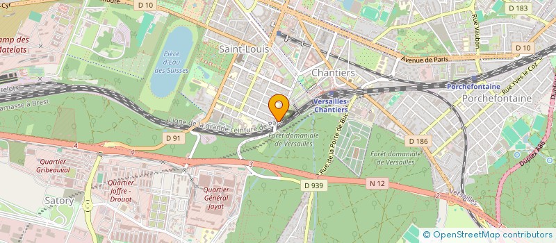 localisation de l'entreprise SECURITIME à VERSAILLES