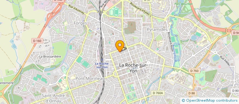 localisation de l'entreprise SECURITOP à LA ROCHE-SUR-YON