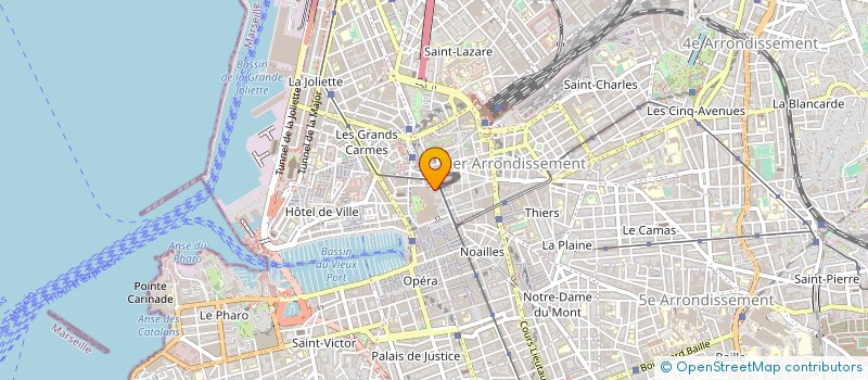 localisation de l'entreprise SECURITY ALPHA SERVICE à MARSEILLE 1
