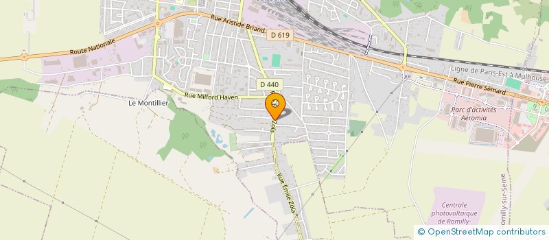 localisation de l'entreprise SECURITY CONCEPT FRANCE à ROMILLY SUR SEINE
