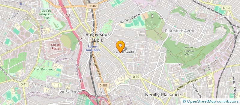localisation de l'entreprise SECURITY CONSULTING TRADING à ROSNY-SOUS-BOIS