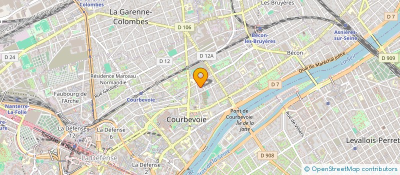 localisation de l'entreprise SECURITY KEEPERS à COURBEVOIE