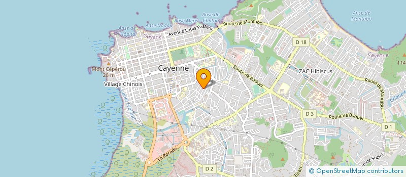 localisation de l'entreprise SECURITY PLUS à CAYENNE