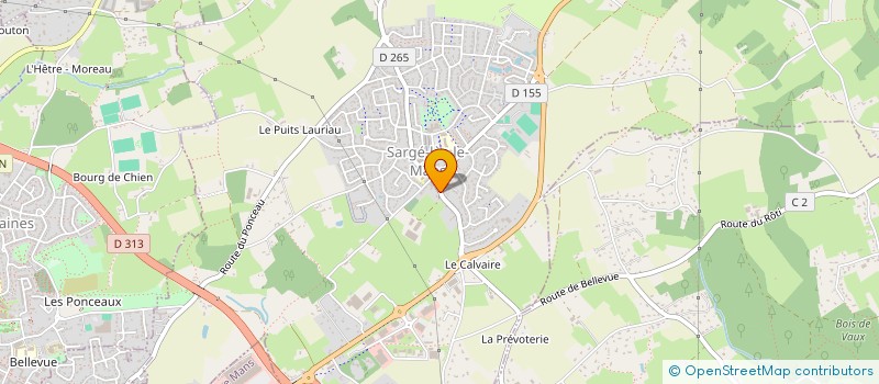 localisation de l'entreprise SECURITY TEX à SARGE-LES-LE-MANS