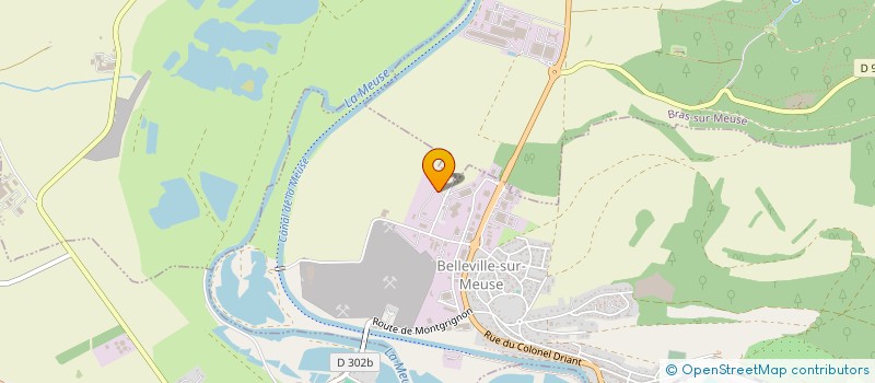 localisation de l'entreprise SECURIVAL à BELLEVILLE-SUR-MEUSE