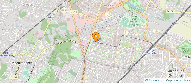 localisation de l'entreprise SECURIWORLD à SARCELLES