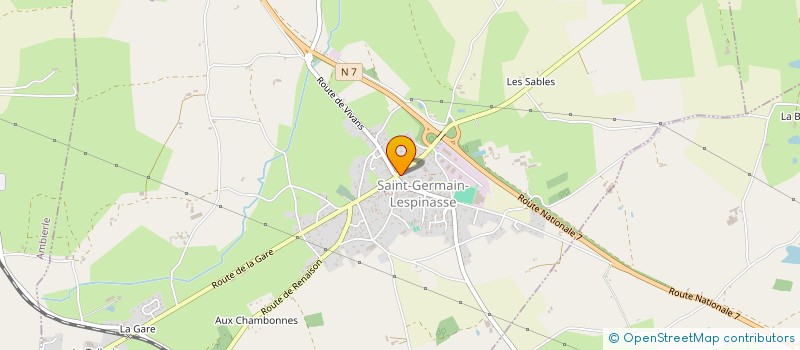 localisation de l'entreprise SECURIXO à SAINT-GERMAIN-LESPINASSE